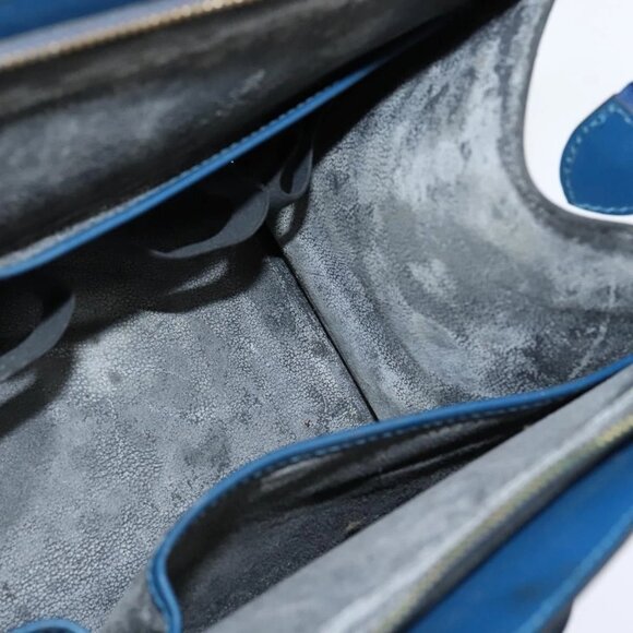 LOUIS VUITTON Epi Riviera Hand Bag Blue M48185 LV Auth 150103 - Picture 11 of 16